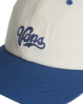 The Vans Womens Lefty Script Cap in True Navy