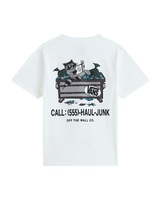 Boys Dumpster Raccoon T-Shirt in White