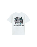 The Vans Boys Boys Dumpster Raccoon T-Shirt in White