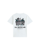 The Vans Boys Boys Dumpster Raccoon T-Shirt in White