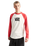 Core Raglan Long Sleeve T-Shirt in Crimson Haze