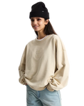 Ellipse Retro Sweatshirt in Oatmeal