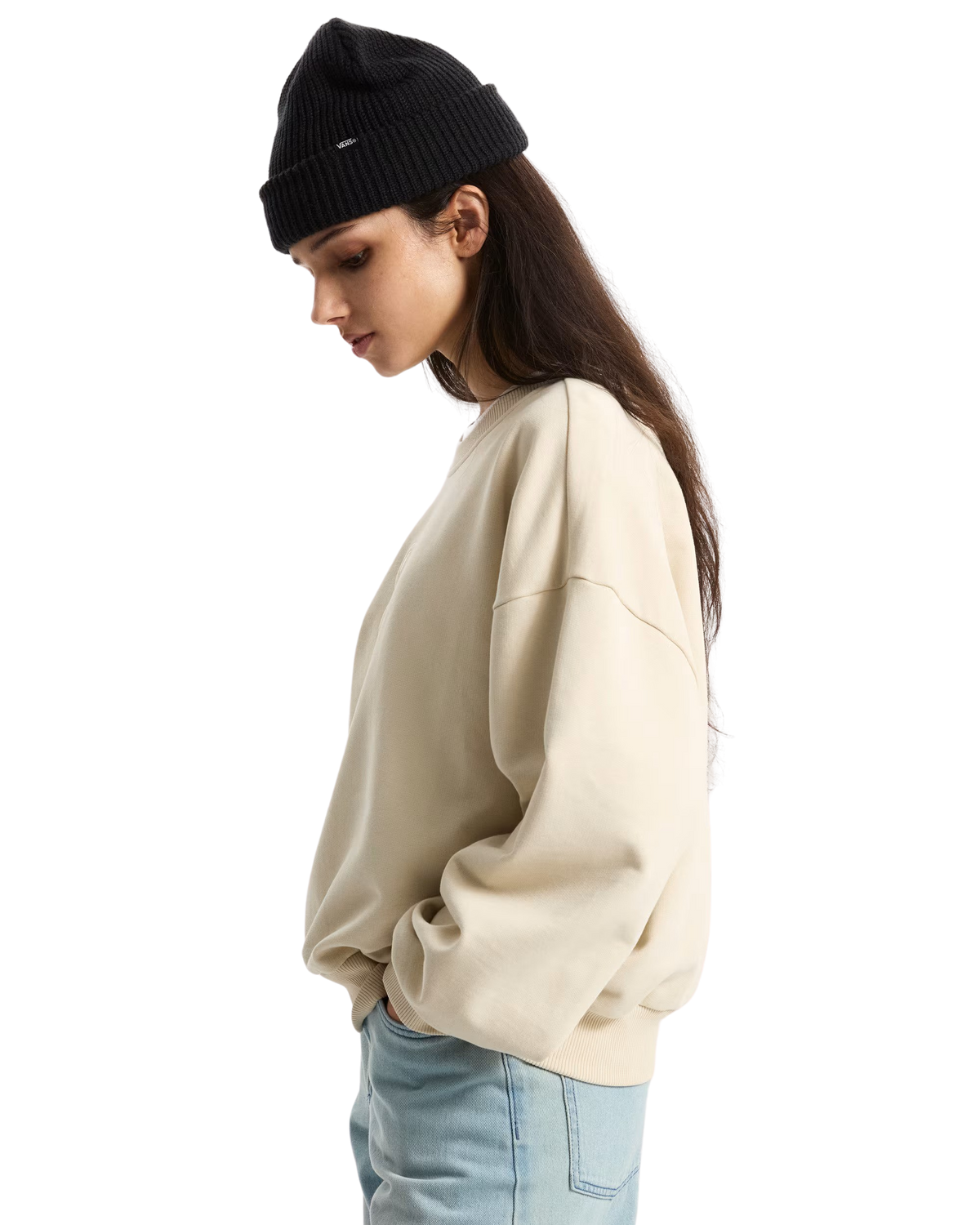 Ellipse Retro Sweatshirt in Oatmeal