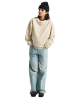 Ellipse Retro Sweatshirt in Oatmeal