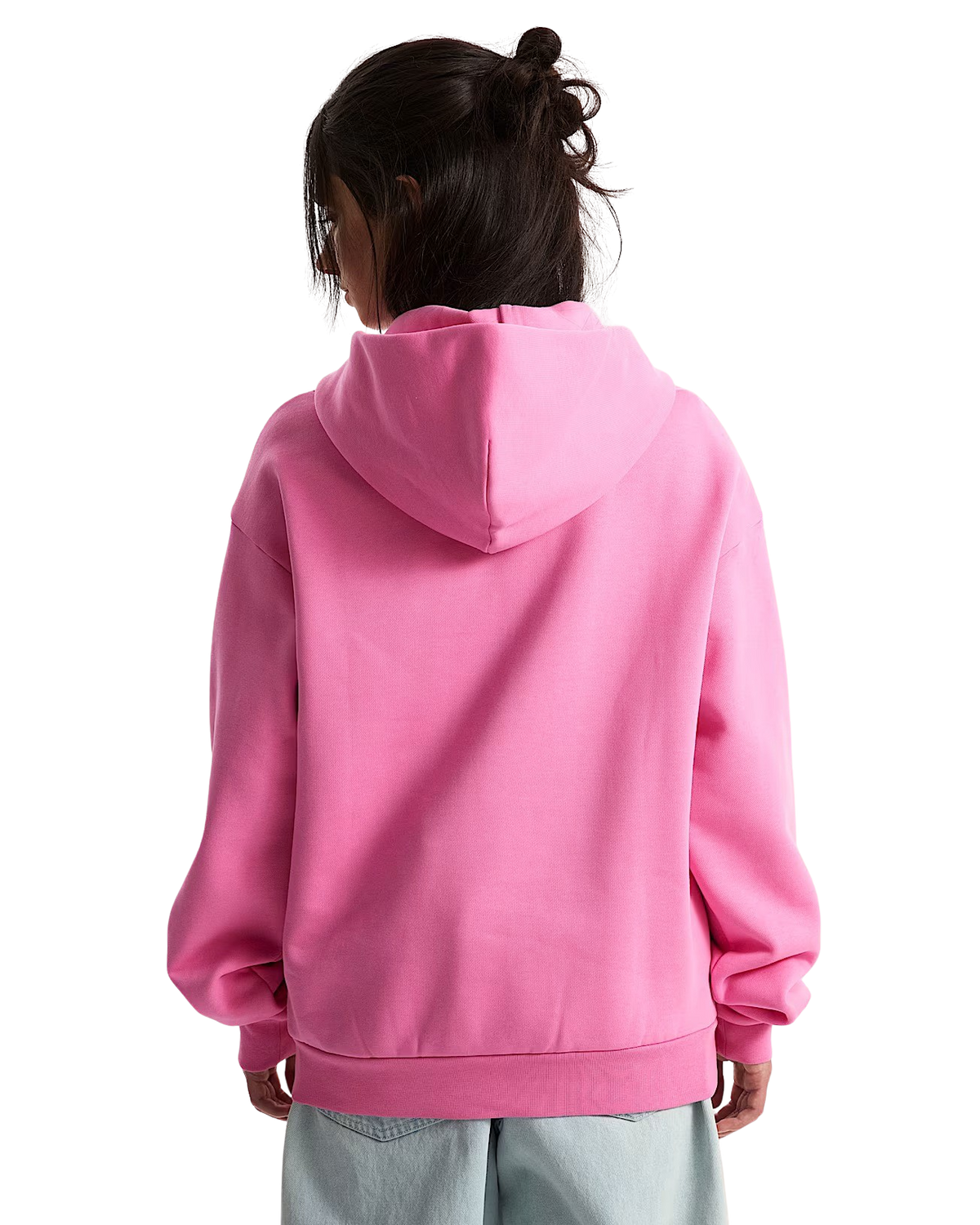 Y2K Star Zip Hoodie in Pink Fizz