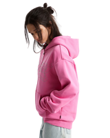 Y2K Star Zip Hoodie in Pink Fizz