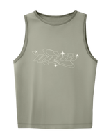 The Vans Womens Y2K Star Vest in Soft Sage