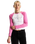 Y2K Star Raglan Long Sleeve T-Shirt in Pink Fizz