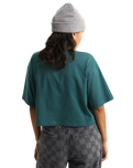 Ellipse Relax Crop T-Shirt in Mystic Moss