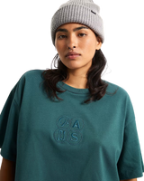 Ellipse Relax Crop T-Shirt in Mystic Moss