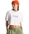 Y2K Boho Relax Crop T-Shirt in White