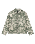 The Vans Mens Mcavoy Zip Station Printed Jacket in Digi Camo