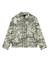The Vans Mens Mcavoy Zip Station Printed Jacket in Digi Camo