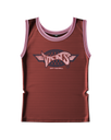 The Vans Womens Retro Sport Top in Poppy Ember