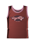 The Vans Womens Retro Sport Top in Poppy Ember