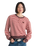 The Vans Womens Molly Sweatshirt in Pale Petal & Poppy Ember