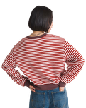 The Vans Womens Molly Sweatshirt in Pale Petal & Poppy Ember
