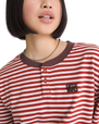 The Vans Womens Molly Sweatshirt in Pale Petal & Poppy Ember