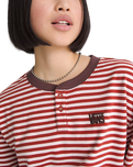 The Vans Womens Molly Sweatshirt in Pale Petal & Poppy Ember