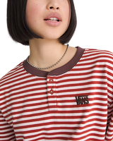 The Vans Womens Molly Sweatshirt in Pale Petal & Poppy Ember
