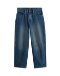 The Vans Womens Check 5 Mid Jeans in Vintage Indigo