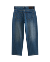 The Vans Womens Check 5 Mid Jeans in Vintage Indigo