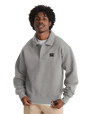 Polo Sweatshirt in Cement Heather