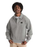 Polo Sweatshirt in Cement Heather