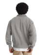Polo Sweatshirt in Cement Heather