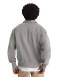 Polo Sweatshirt in Cement Heather