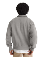 Polo Sweatshirt in Cement Heather