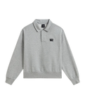 The Vans Mens Polo Sweatshirt in Cement Heather