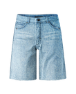 The Vans Womens Check 5 Low Shorts in Light Stonewash