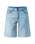 The Vans Womens Check 5 Low Shorts in Light Stonewash