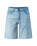 The Vans Womens Check 5 Low Shorts in Light Stonewash