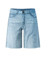 The Vans Womens Check 5 Low Shorts in Light Stonewash