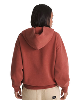 The Vans Womens Salton Wash Hoodie in Poppy Ember