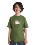 Boys Rad Rodent T-Shirt in Green Balsam