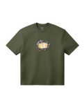The Vans Boys Boys Rad Rodent T-Shirt in Green Balsam