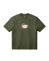 The Vans Boys Boys Rad Rodent T-Shirt in Green Balsam