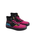 Girls Kpop Demon Hunters x Vans Authentic Hi 2.0 Zip Shoes in Black