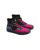 Girls Kpop Demon Hunters x Vans Authentic Hi 2.0 Zip Shoes in Black