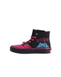 Girls Kpop Demon Hunters x Vans Authentic Hi 2.0 Zip Shoes in Black