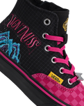 Girls Kpop Demon Hunters x Vans Authentic Hi 2.0 Zip Shoes in Black