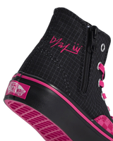 Girls Kpop Demon Hunters x Vans Authentic Hi 2.0 Zip Shoes in Black