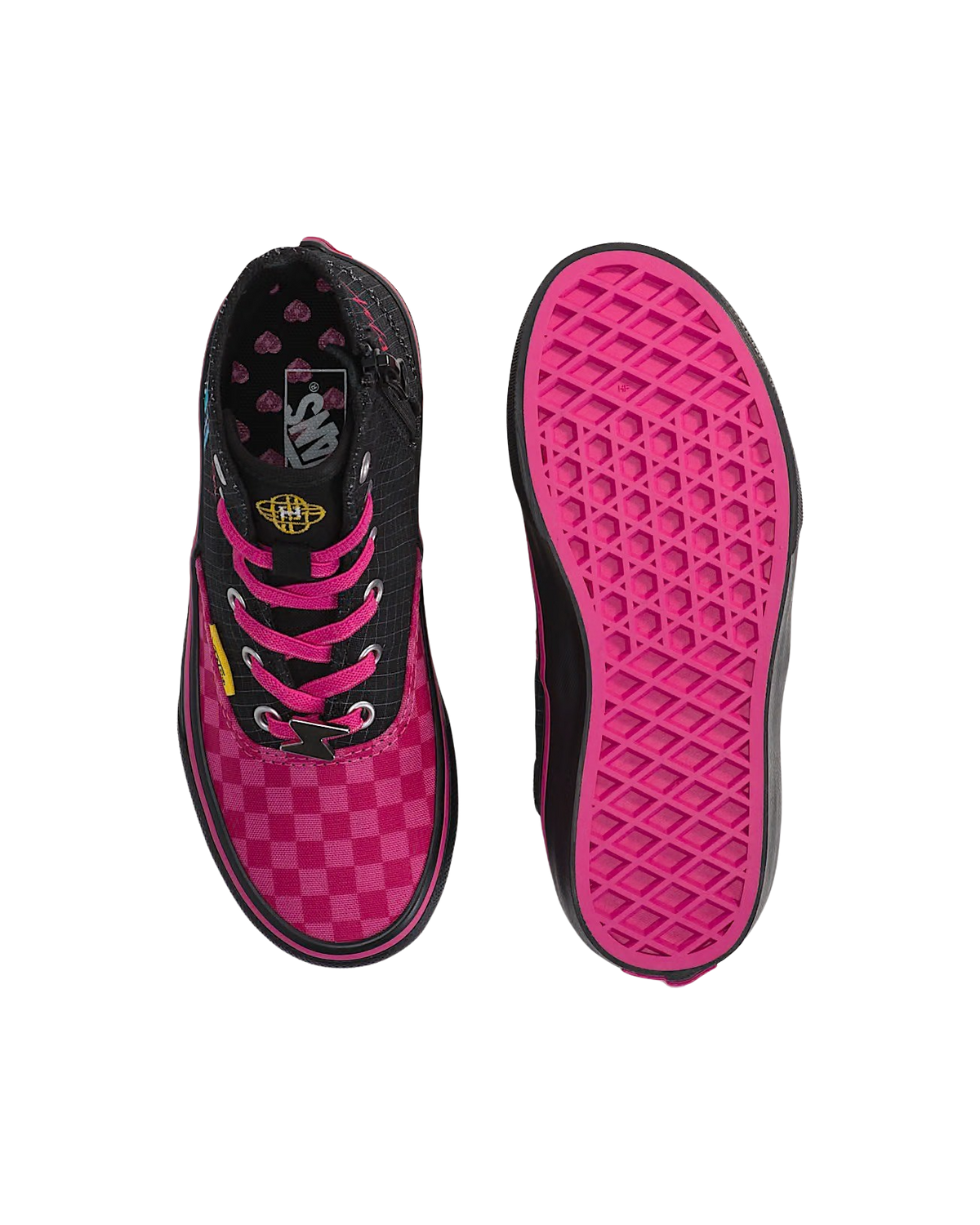 Kids Kpop Mira Hi Shoes in Black