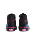 Girls Kpop Demon Hunters x Vans Authentic Hi 2.0 Zip Shoes in Black