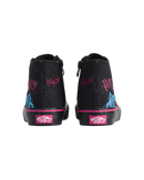 Girls Kpop Demon Hunters x Vans Authentic Hi 2.0 Zip Shoes in Black