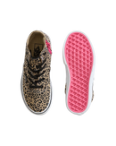 Girls Authentic Hi 2.0 Shoes in Leopard Pop Incense & Pink Velvet