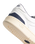 The Vans Mens Court Low Shoes in White & Navy